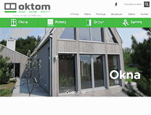 Tablet Screenshot of oktom.com.pl